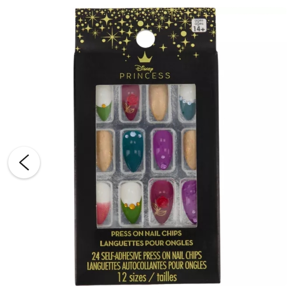 New Disney Princess Press On Nails